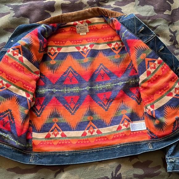 Polo Ralph Lauren fleece-lined denim jacket size L - Picture 5 of 9